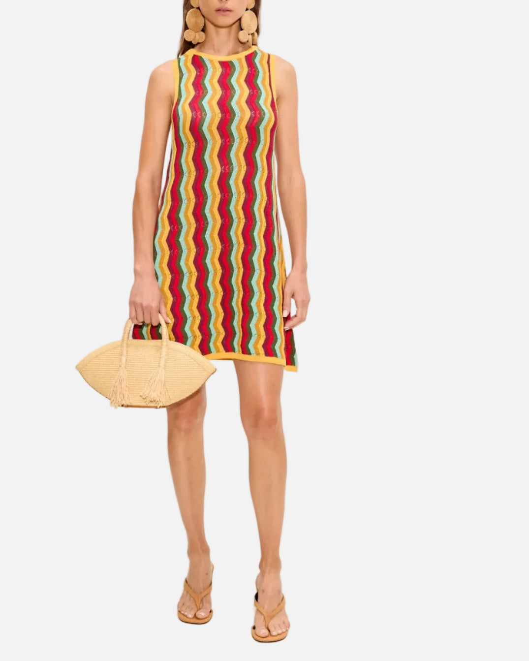 HAZEL KNIT DRESS - TAPESTRY