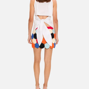BEEP BEEP MINI SKIRT - CONFETTI