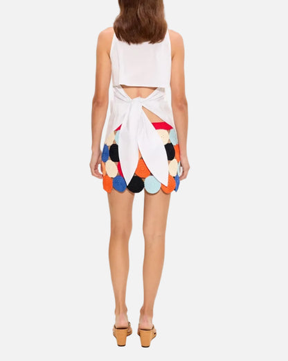 BEEP BEEP MINI SKIRT - CONFETTI