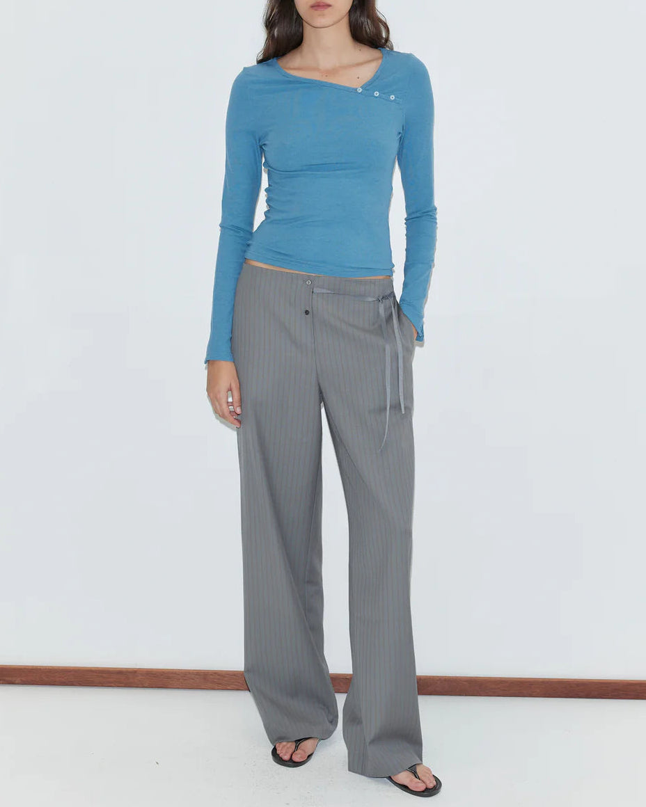 BOXER PANT - GRAY STRIPE