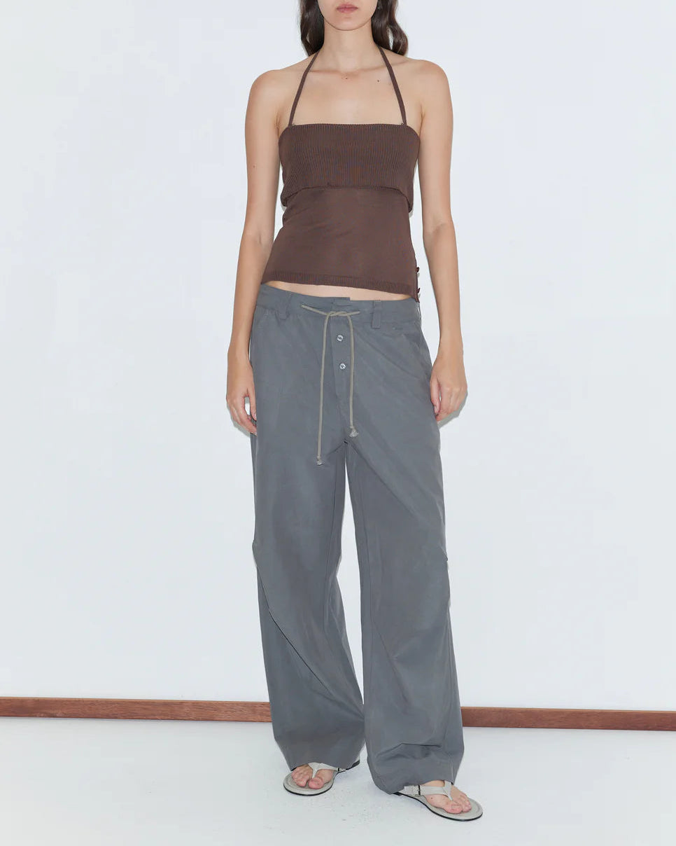 PANEL LEG PANT - CHARCOAL