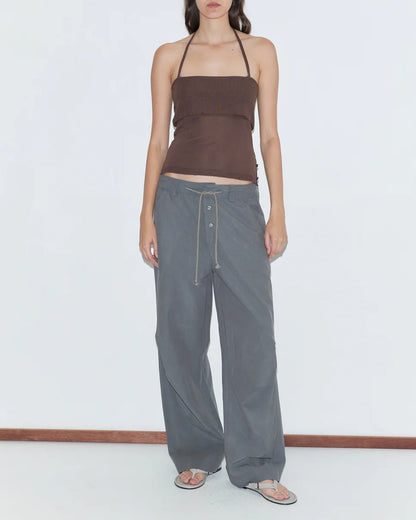 PANEL LEG PANT - CHARCOAL