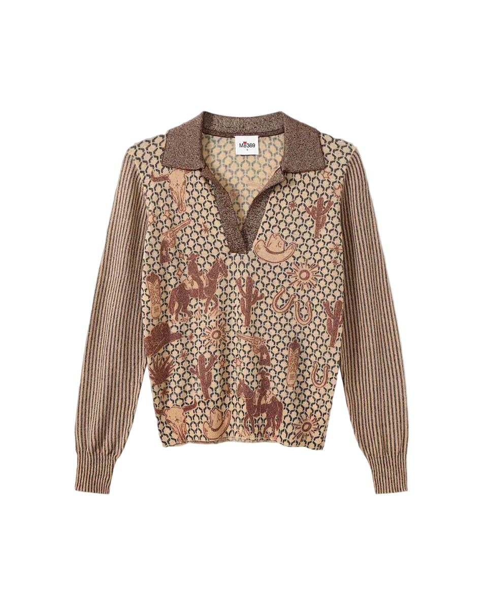 MILLIE POLO KNIT - RODEO