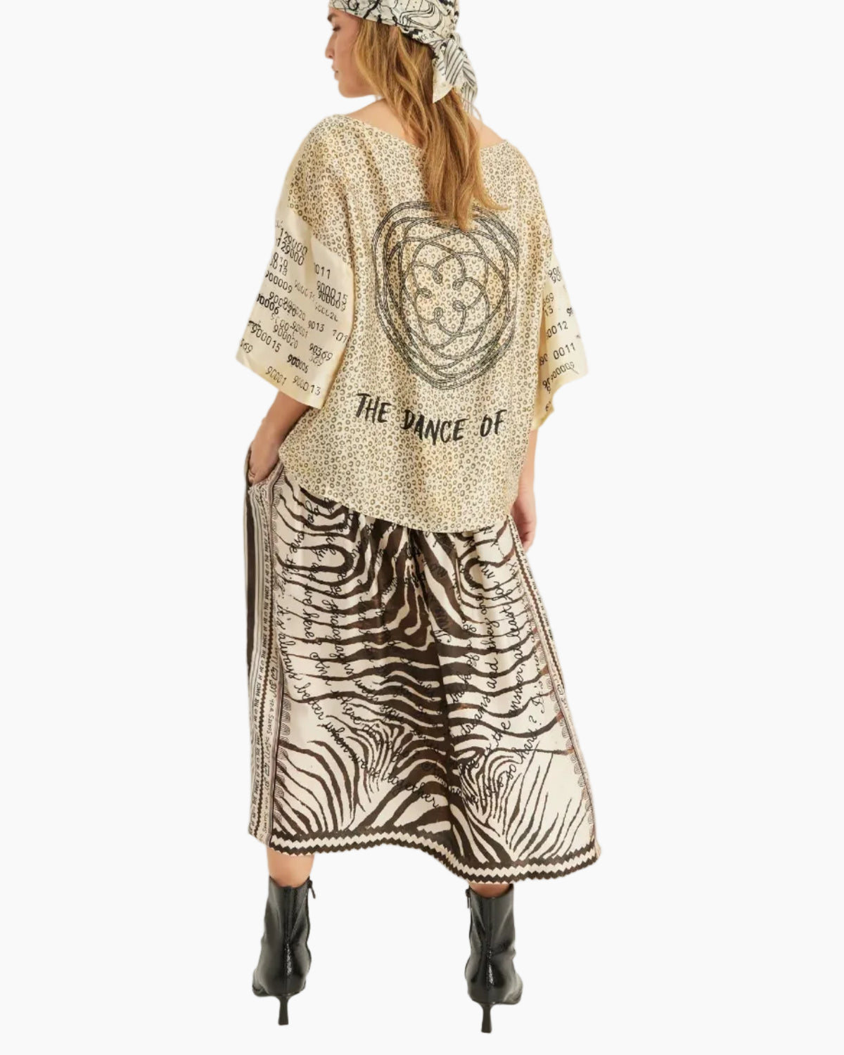 VANESSA MIDI SKIRT - NOIR MUSE