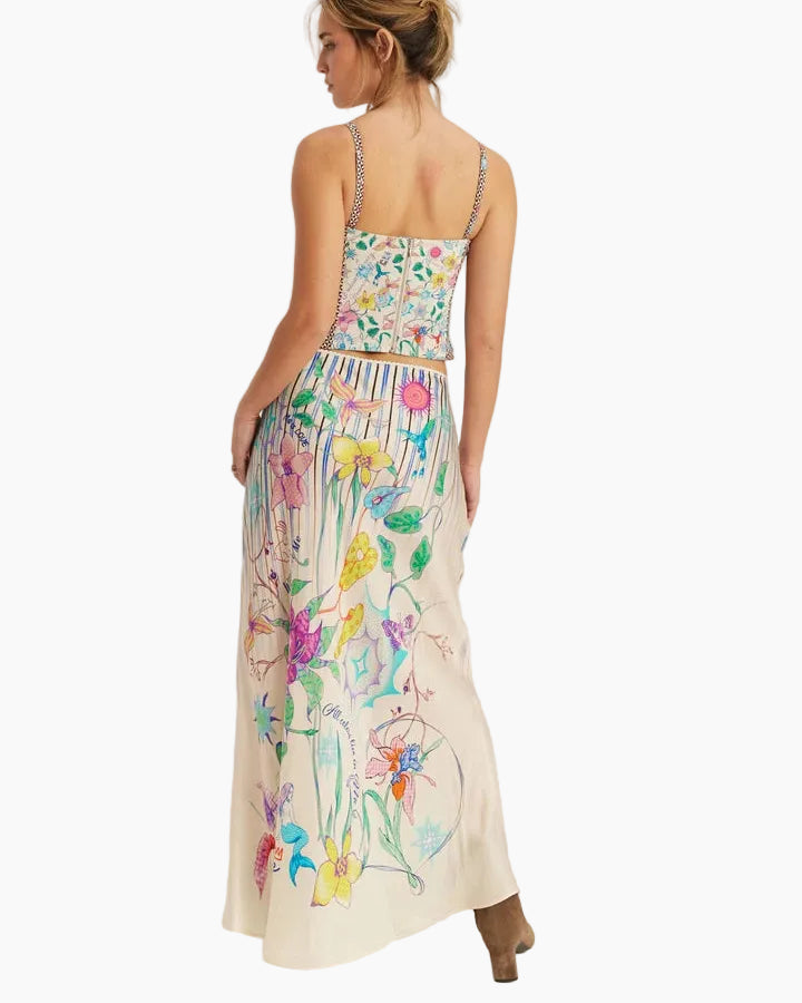 BLAKELY SLIP SKIRT - PARADISO