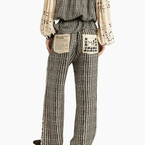 BAILEY STRAIGHT PANTS - NOIR MUSE