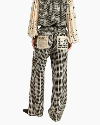 BAILEY STRAIGHT PANTS - NOIR MUSE
