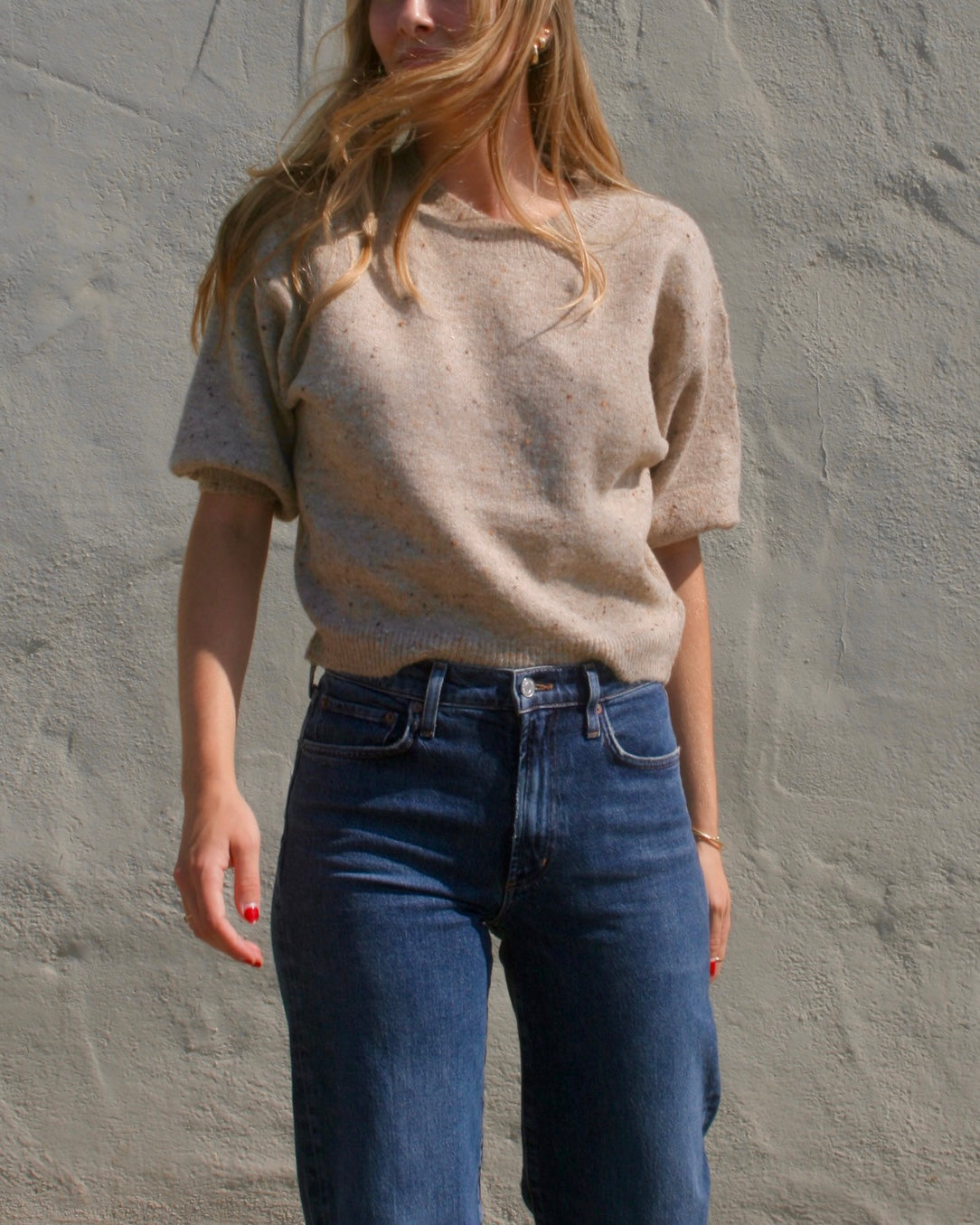 COLETTE SWEATER - OATMEAL MULTI