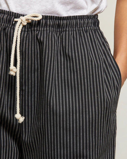 ANDI STRIPE - POPLIN BLACK STRIPE