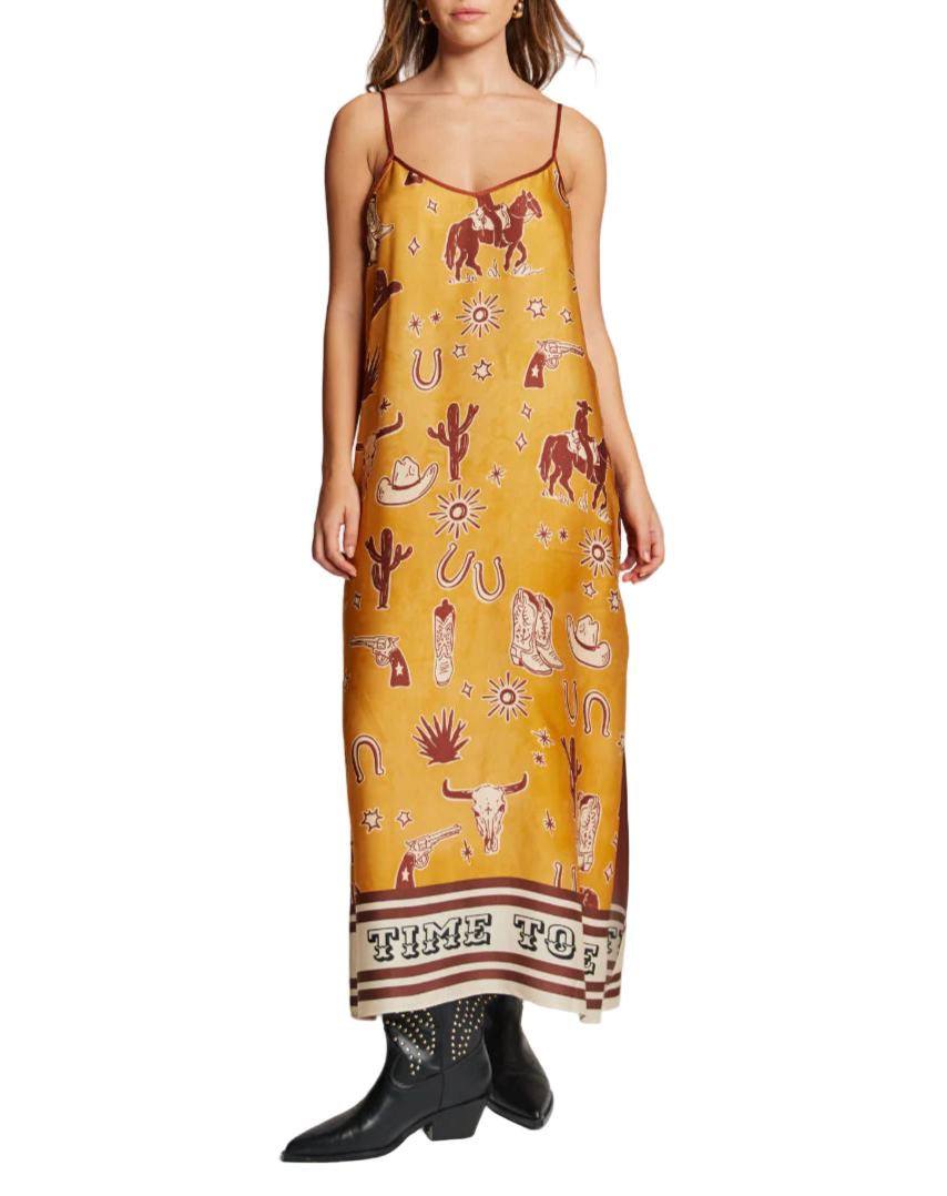OLIVIA CAMISOLE DRESS - RODEO