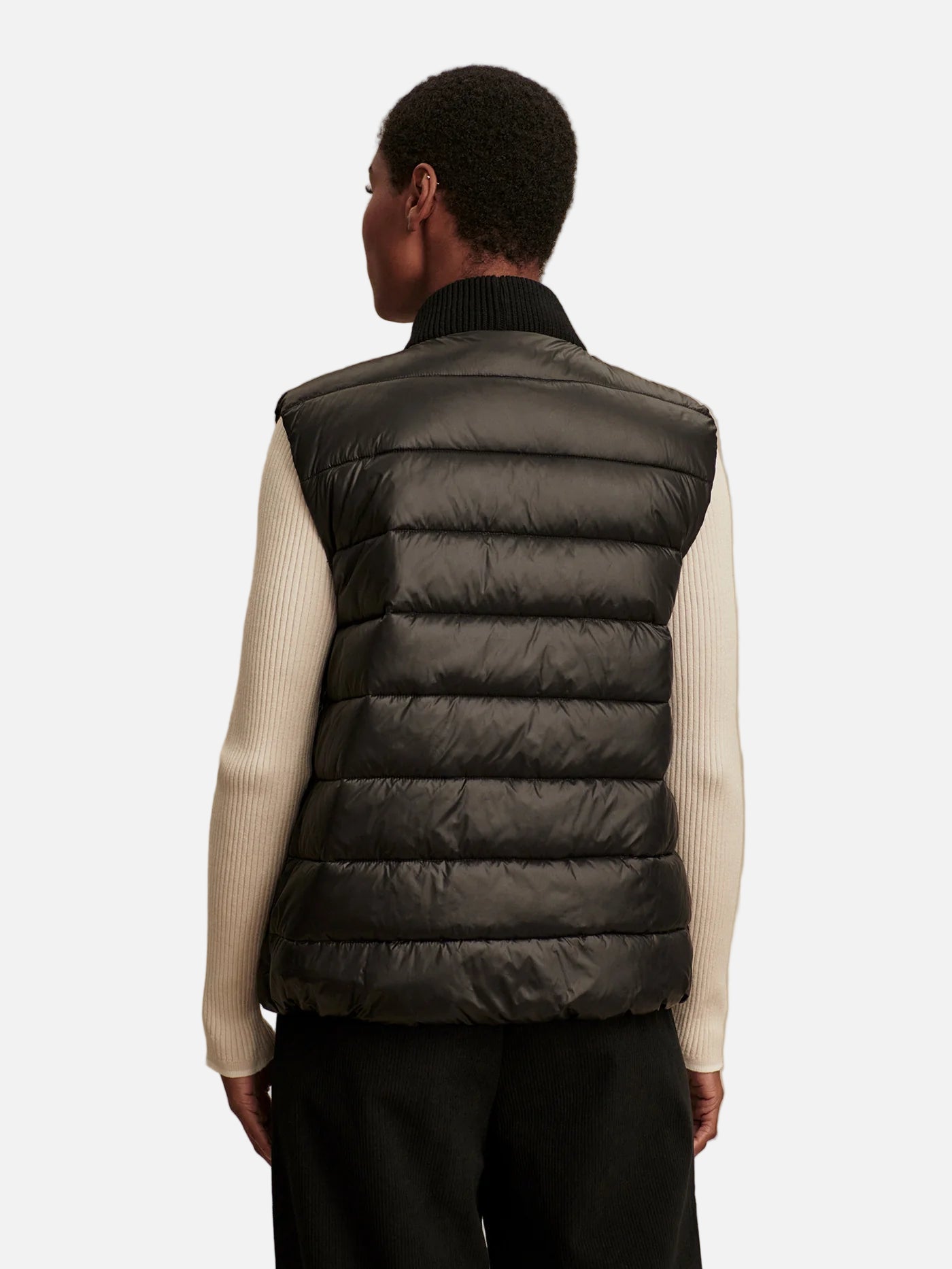 COLWYN BOXY GILET - BLACK
