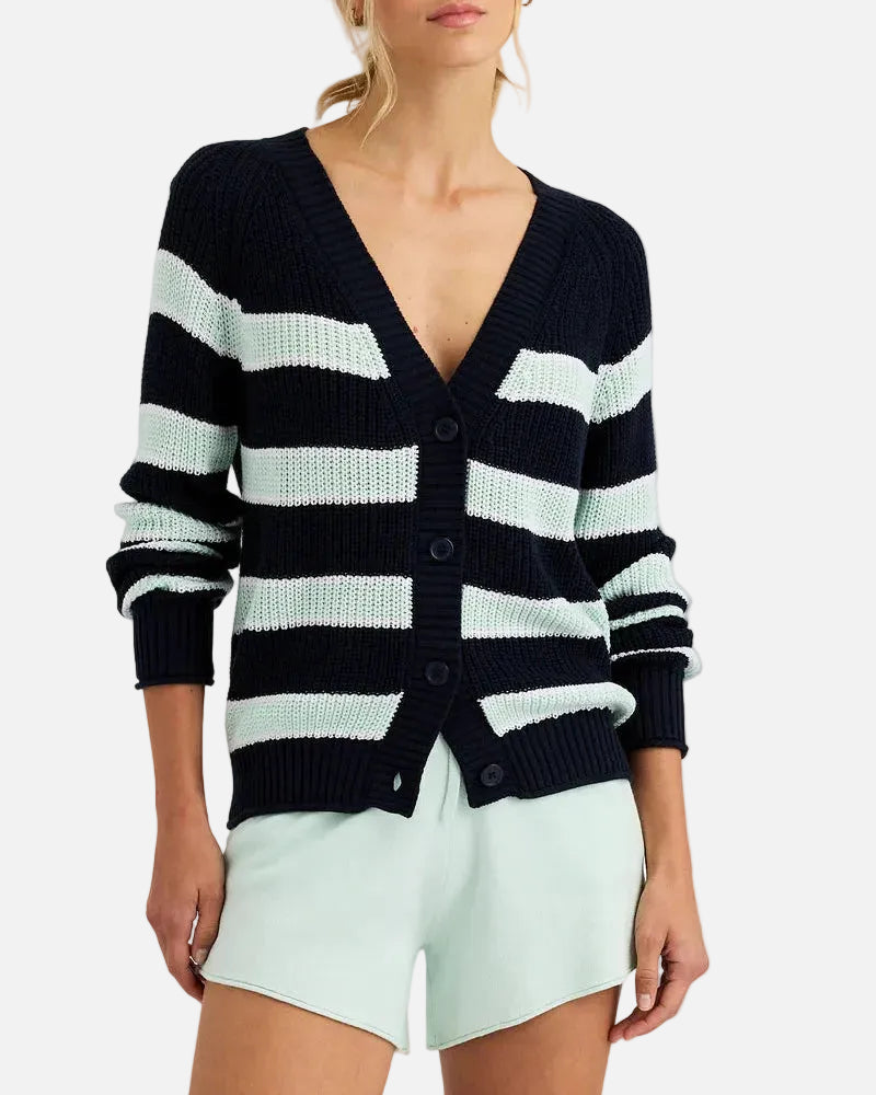 RALEIGH CARDIGAN - BERMUDA STRIPE