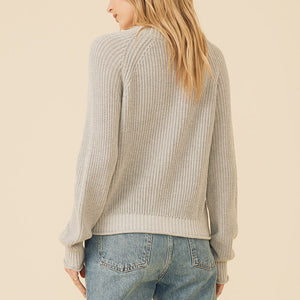 RALEIGH CARDIGAN - HEATHER GREY