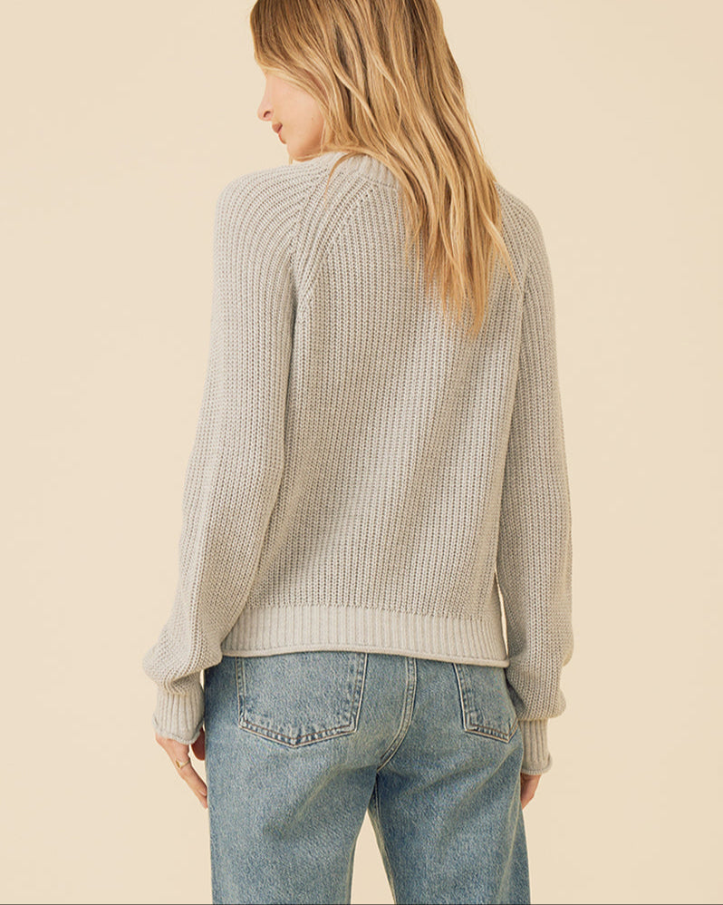RALEIGH CARDIGAN - HEATHER GREY