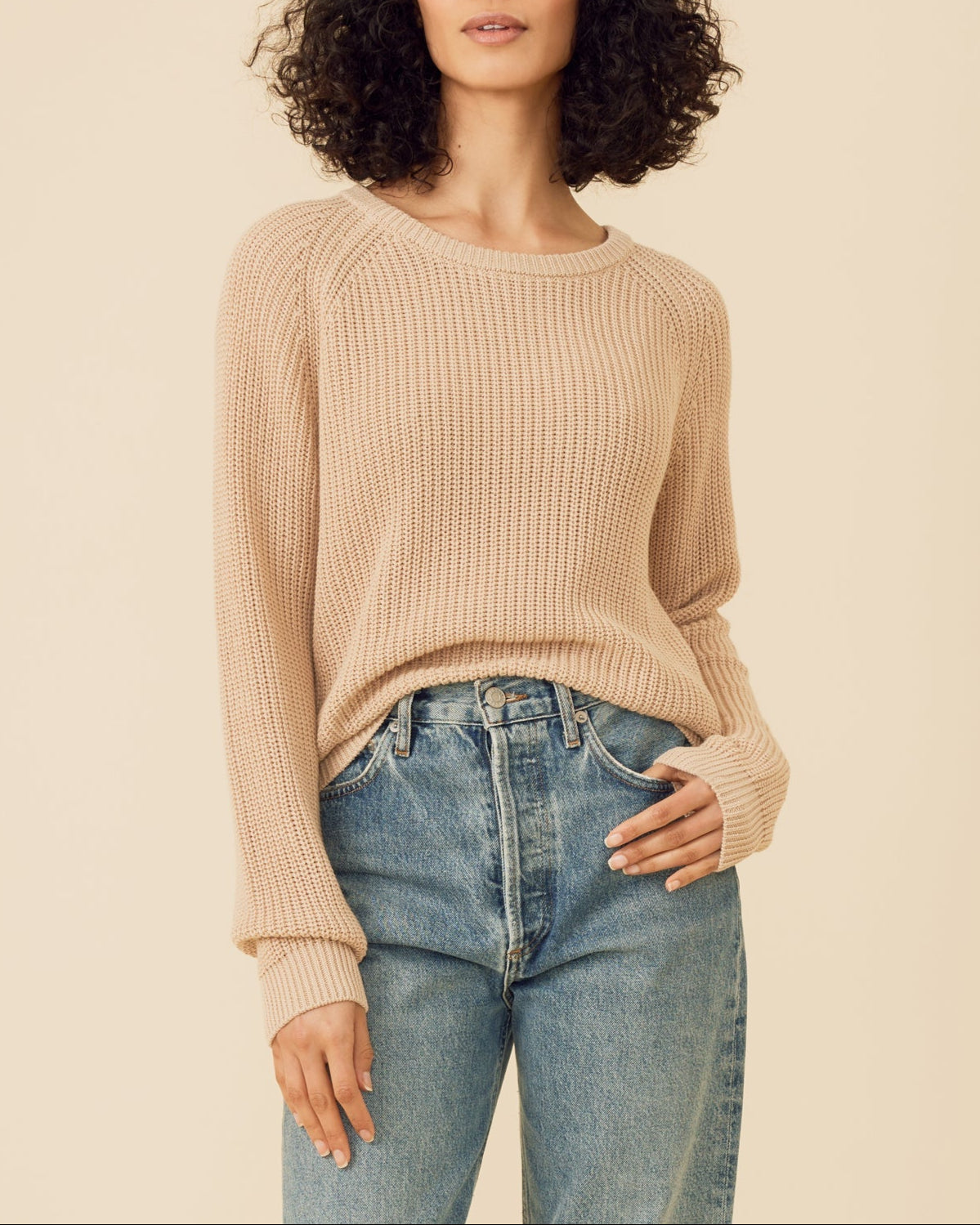 RALEIGH PULLOVER - LATTE