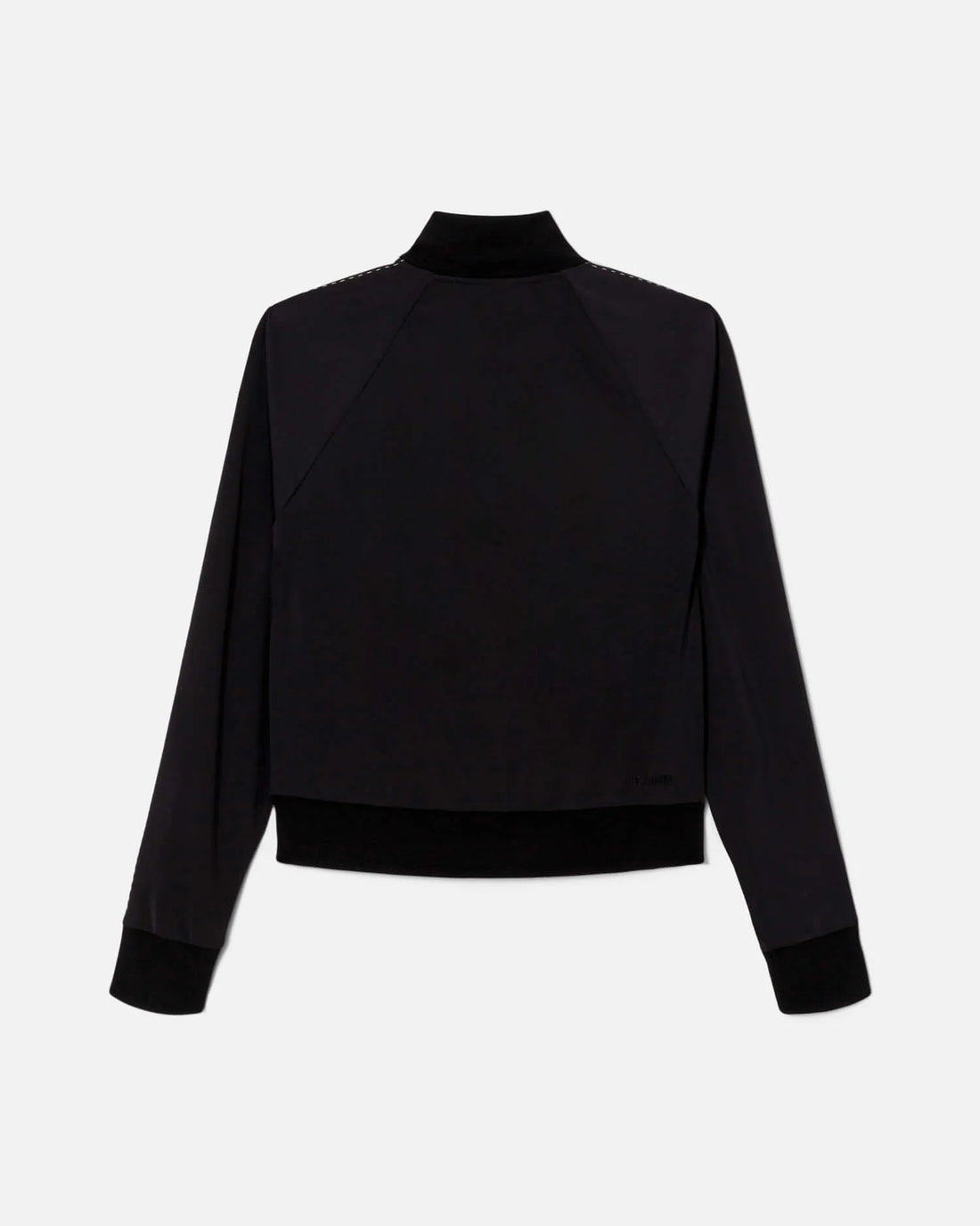 CHLOE TRACK JACKET - BLACK WITH WHITE