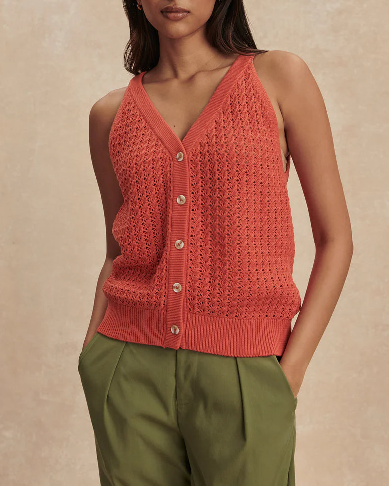 ALESSIA KNIT TANK - SUMMER FIG