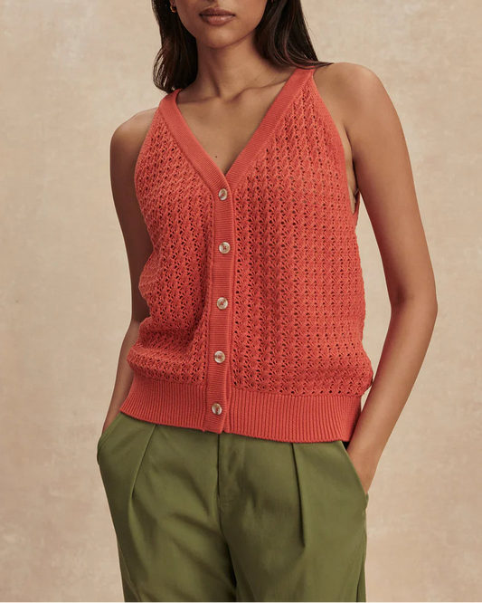 ALESSIA KNIT TANK - SUMMER FIG