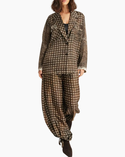 ISLA BALLOON PANTS - NOIR MUSE