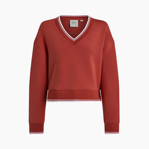 BLITHE CROPPED SWEAT - BAKED APPLE