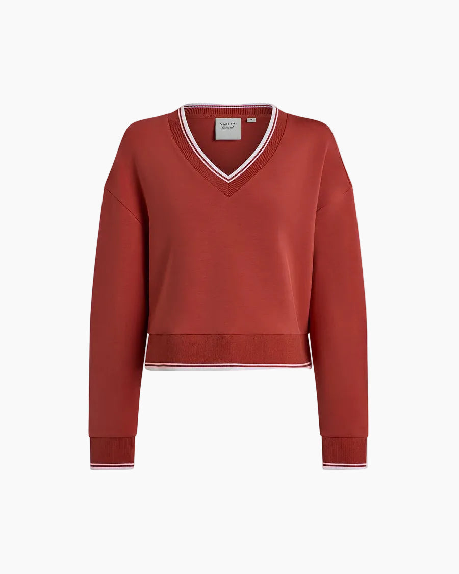 BLITHE CROPPED SWEAT - BAKED APPLE