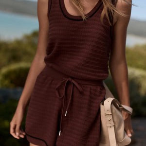 MORDEN KNIT SHORT - IRONWOOD