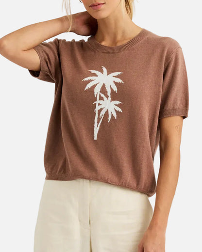CALI TEE - SADDLE COMBO