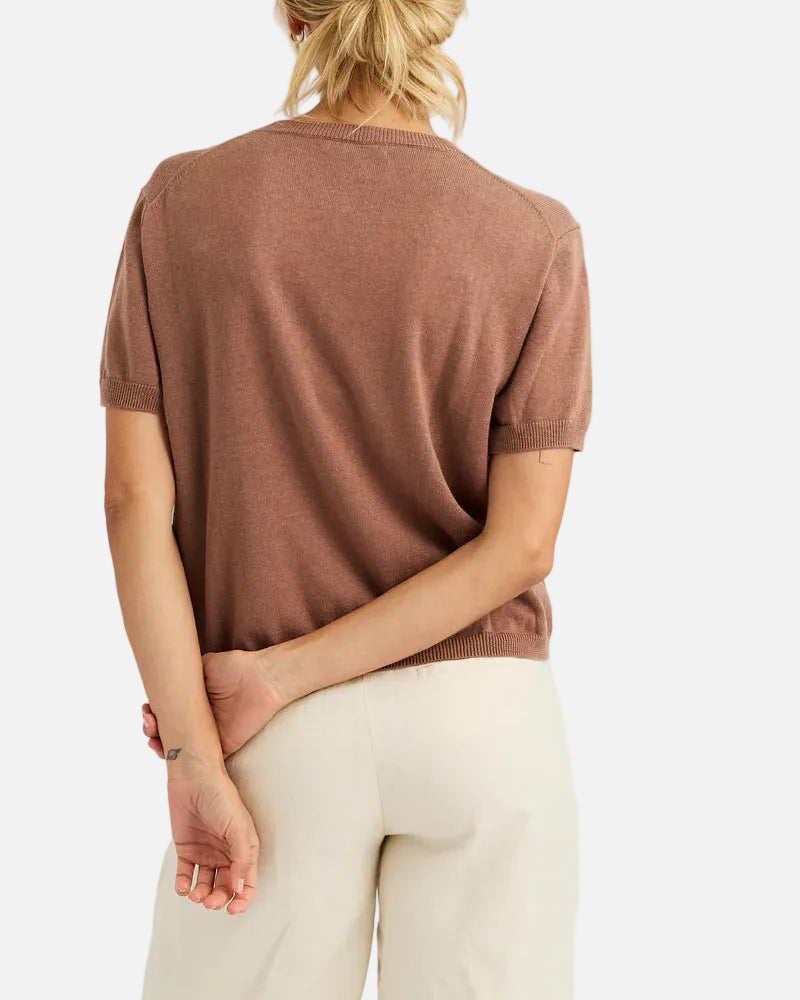 CALI TEE - SADDLE COMBO