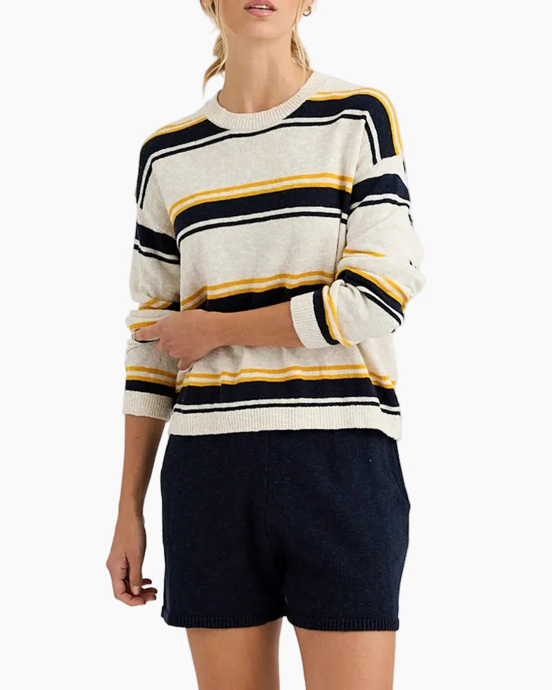 SUSANNAH PULLOVER - NAVY STRIPE