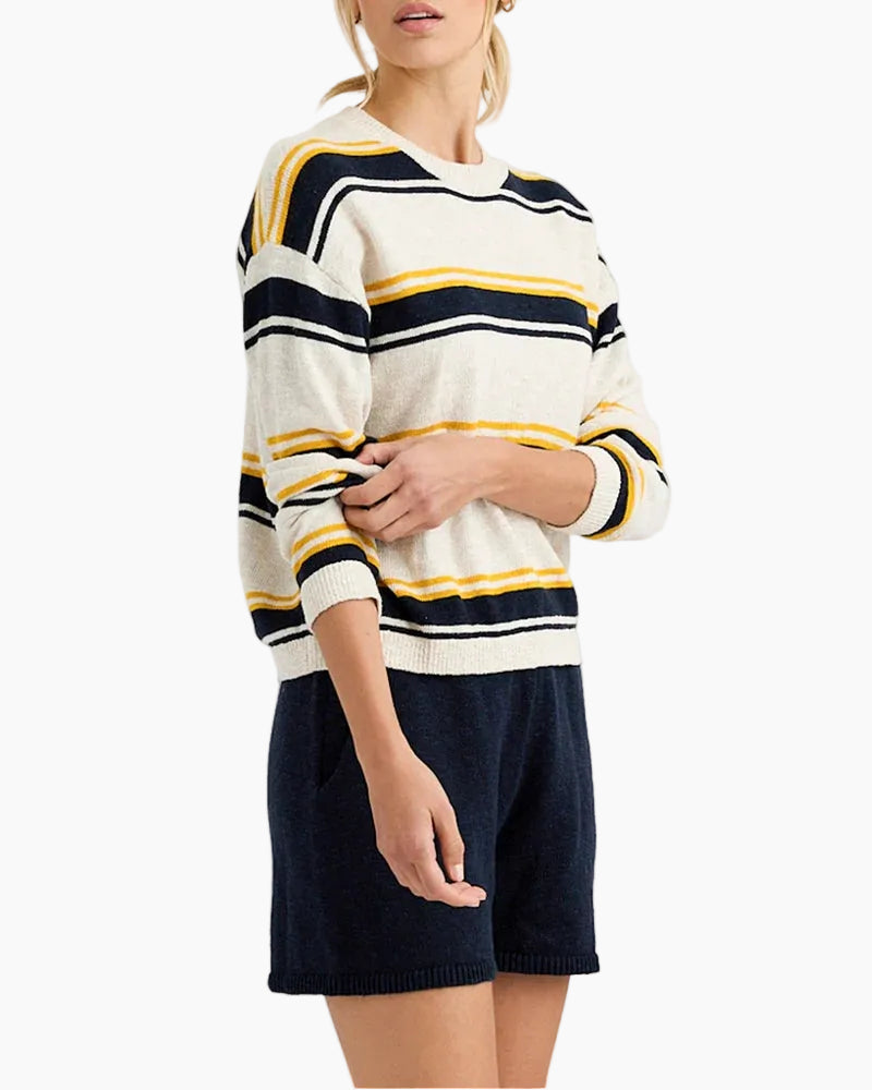 SUSANNAH PULLOVER - NAVY STRIPE