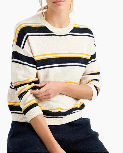 SUSANNAH PULLOVER - NAVY STRIPE
