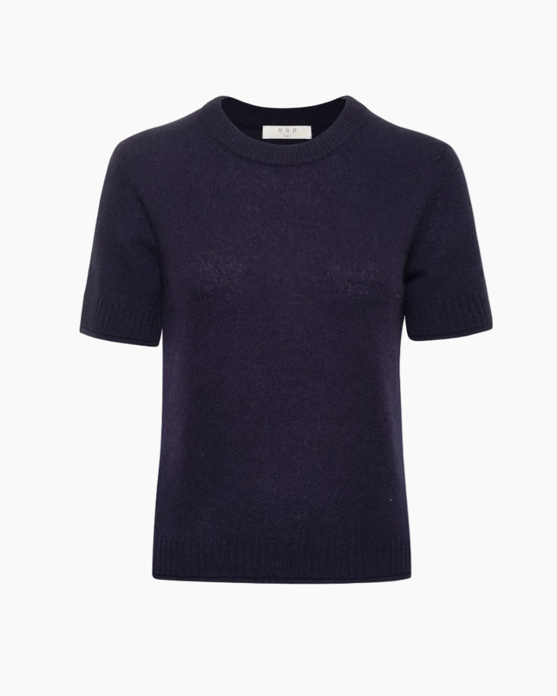 SERAFINA CASHMERE TSHIRT - NAVY