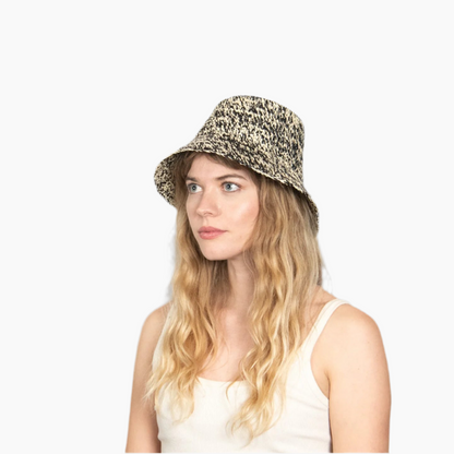 LOLO BUCKET HAT - BLACK IVORY