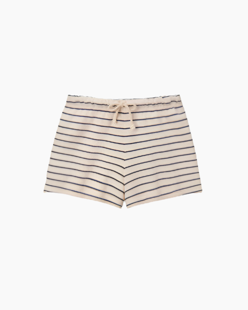 LAYLA SHORT - NATURAL NIGHT STRIPE