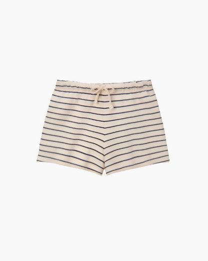 LAYLA SHORT - NATURAL NIGHT STRIPE