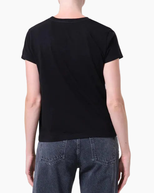 LONG LINE ADINE TEE - BLACK
