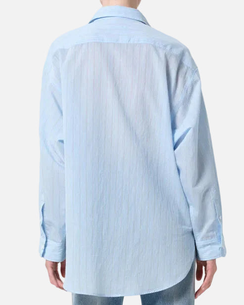 SONA SHIRT - FONTANA STRIPE/POWDER BLUE