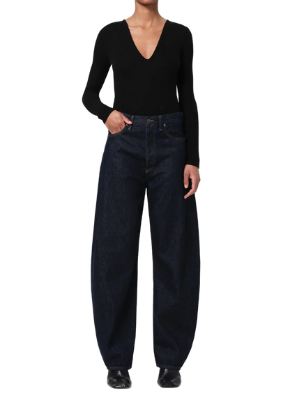 LUNA PIECED JEAN - RINSE