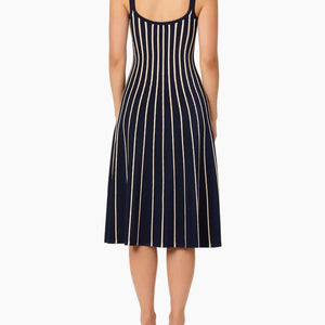 IRECIA SWEATER DRESS - NAVY STRIPE