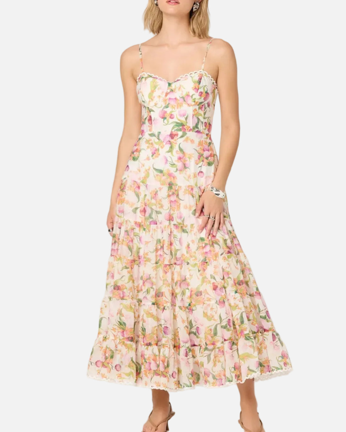 LIANNA DRESS - PINK MULTI FLORAL