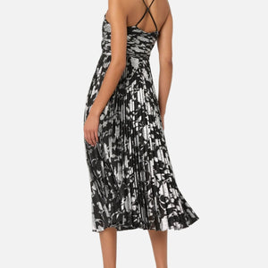 SAORISE DRESS - BLACK SILVER