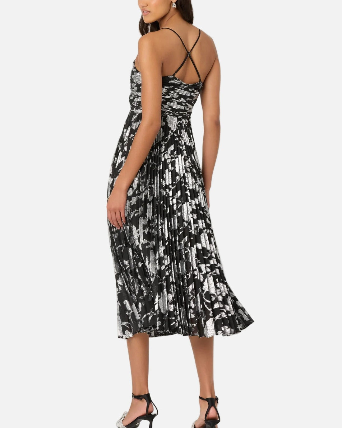 SAORISE DRESS - BLACK SILVER