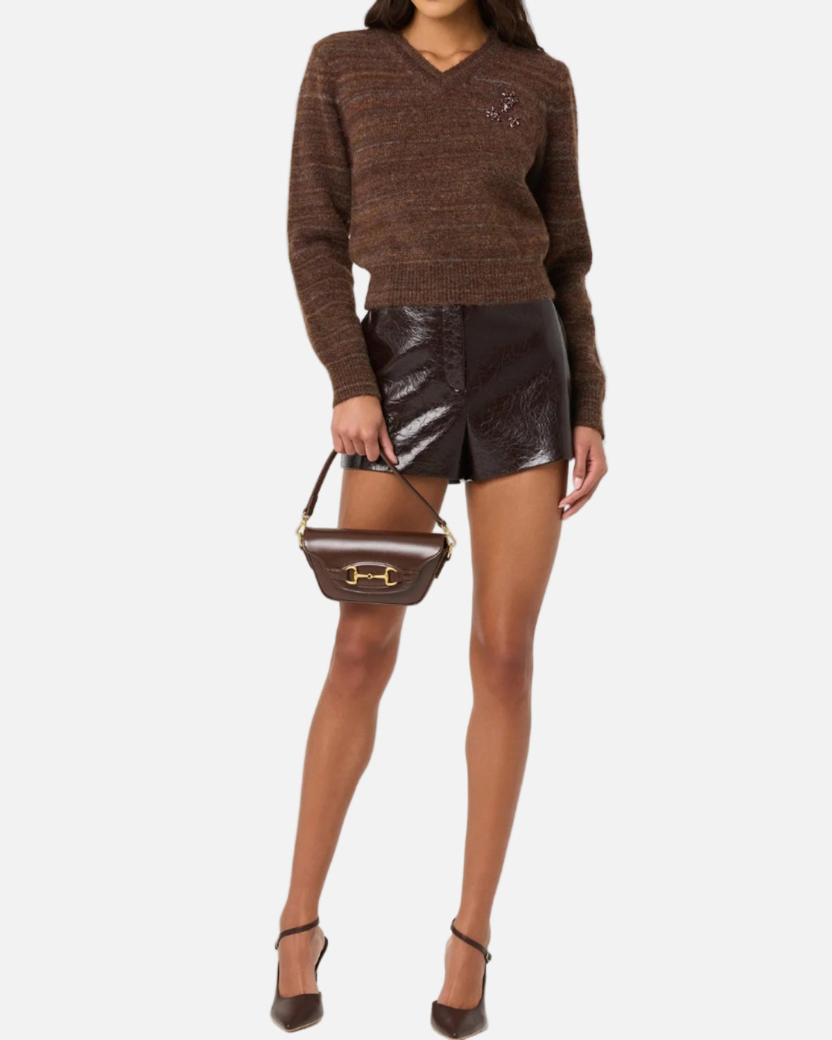 DASIA SWEATER - BROWN