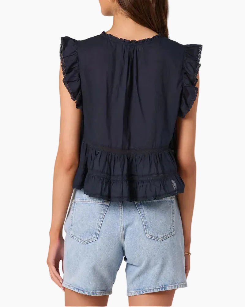 JULIE TOP - NAVY