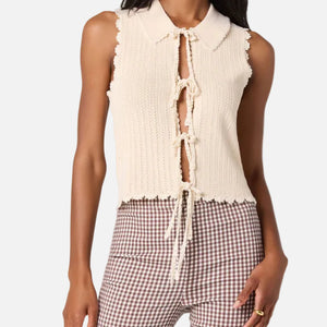 BLAIR SWEATER TOP - NATURAL