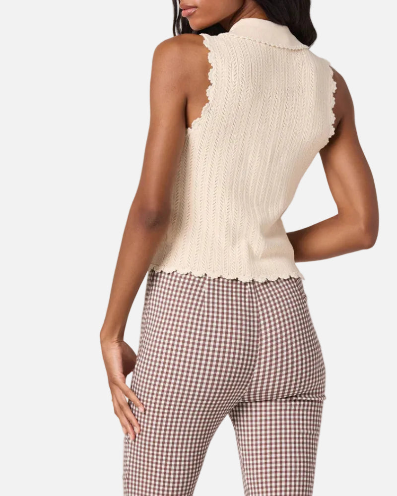 BLAIR SWEATER TOP - NATURAL