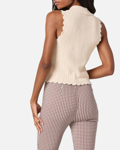 BLAIR SWEATER TOP - NATURAL