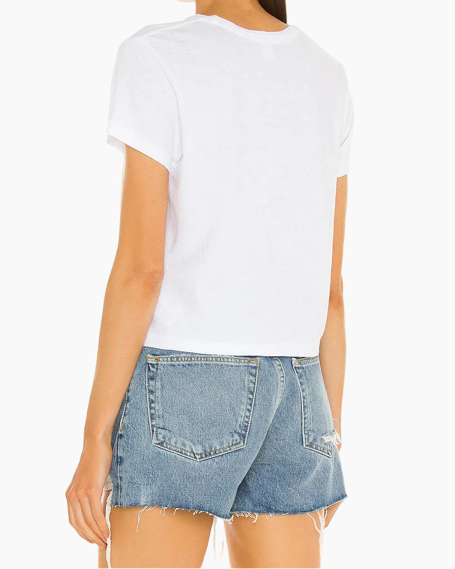 RE/DONE X HANES 1950s BOXY TEE - OPTIC WHITE