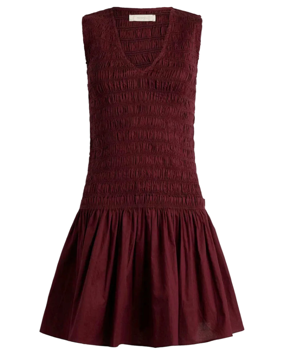 PALOMAR MINI DRESS - MULBERRY
