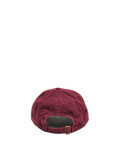 BASEBALL HAT - OXBLOOD W/LIPS
